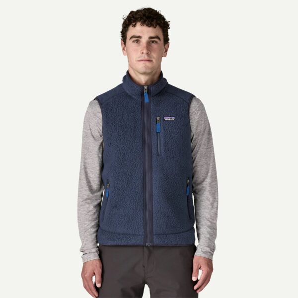 retro pile vest