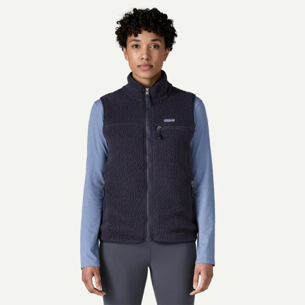 retro pile vest