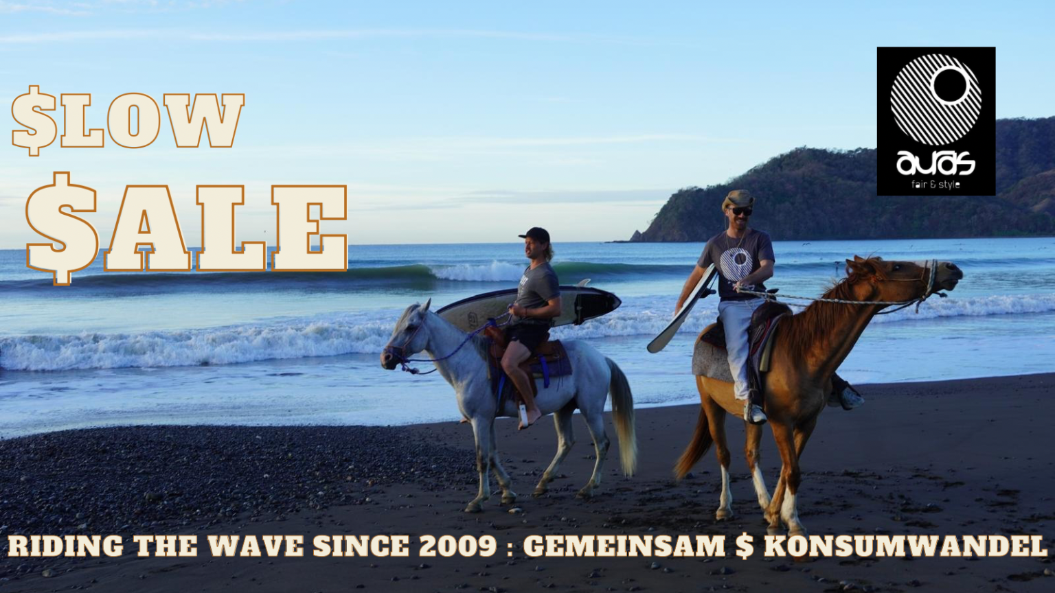 auras sale banner surf